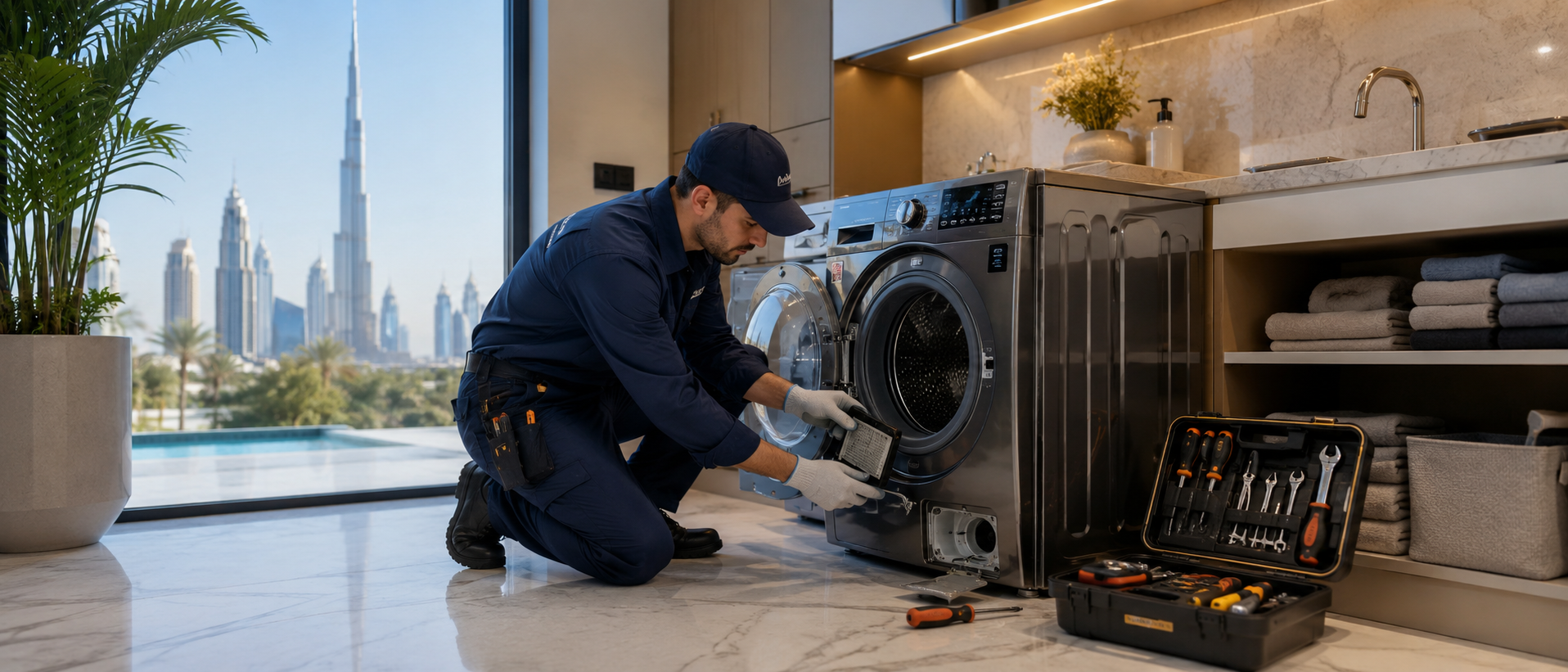 Washing Machine Water Leak Repair Dubai