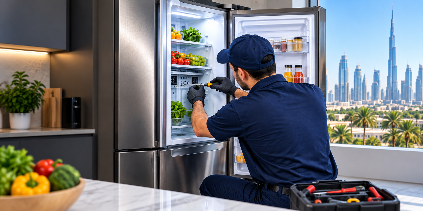 Fridge repair technician in Dubai